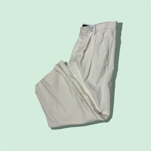 Banana Republic Women's Off-White Wide Leg Pants